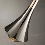 Adjustable Clear Glass Unique Shape LED Pendant Light Image - 9