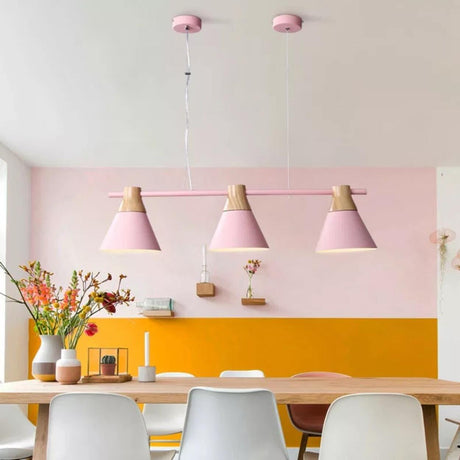 Adjustable Cone Modern 3-Light Island Pendant Light Image - 2