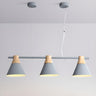Adjustable Cone Modern 3-Light Island Pendant Light Image - 5