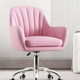 Adjustable Ergonomic Grey Swivel Bedroom Office Chair Image - 11