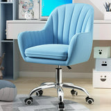 Adjustable Ergonomic Grey Swivel Bedroom Office Chair Image - 27