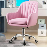 Adjustable Ergonomic Grey Swivel Bedroom Office Chair Image - 28