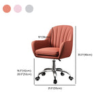 Adjustable Ergonomic Grey Swivel Bedroom Office Chair Image - 39
