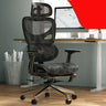 Adjustable Ergonomic Mesh High-Back Reclining Office Chair Image - 2