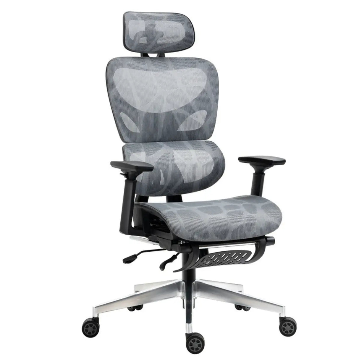Adjustable Ergonomic Mesh High-Back Reclining Office Chair Image - 9