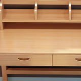 Adjustable Ergonomic Wood Kids Desk with Chair and Hutch Image - 8