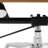 Adjustable Fixed Arms Ergonomic Office Chair with Casters Image - 10
