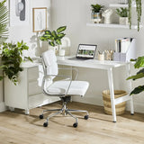 Adjustable Fixed Arms Ergonomic Office Chair with Casters Image - 6