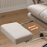 Adjustable Footrest Swivel Leather Lounge Office Chair Image - 8
