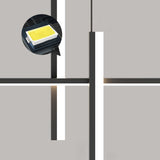 Adjustable Geometric Black LED Island Pendant Light  Image - 7