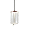 Adjustable Glass Geometric Pendant Light with Canopy Image - 12