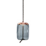 Adjustable Glass Geometric Pendant Light with Canopy Image - 3