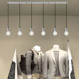Adjustable Globe Shadeless Metal Rope Pendant Light Image - 22