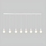Adjustable Globe Shadeless Metal Rope Pendant Light Image - 27