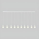 Adjustable Globe Shadeless Metal Rope Pendant Light Image - 28