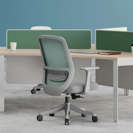 Adjustable Gray Modern Ergonomic Mesh Office Chair Image - 1