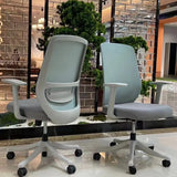 Adjustable Gray Modern Ergonomic Mesh Office Chair Image - 3