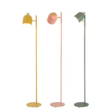 Adjustable Green Cylinder Bedside Minimalist Floor Lamp Image - 8