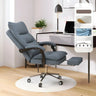 Adjustable Green Ergonomic Leather Headrest Office Chair Image - 9