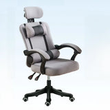 Adjustable Grey Ergonomic Mesh Office Chair with Headrest Image - 1