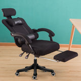 Adjustable Grey Ergonomic Mesh Office Chair with Headrest Image - 2