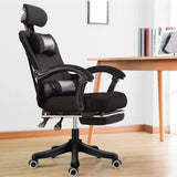 Adjustable Grey Ergonomic Mesh Office Chair with Headrest Image - 4