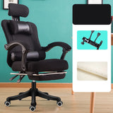 Adjustable Grey Ergonomic Mesh Office Chair with Headrest Image - 5