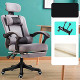 Adjustable Grey Ergonomic Mesh Office Chair with Headrest Image - 6
