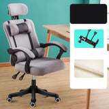Adjustable Grey Ergonomic Mesh Office Chair with Headrest Image - 8