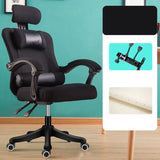 Adjustable Grey Ergonomic Mesh Office Chair with Headrest Image - 9