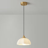 Adjustable Height Elegant White Flower Pendant Light Image - 8