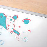 Adjustable Height Metal T-Shaped Base Kids Writing Desk Image - 11