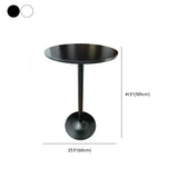 Adjustable Height Modern Round Bistro Bar Height Table Image - 14