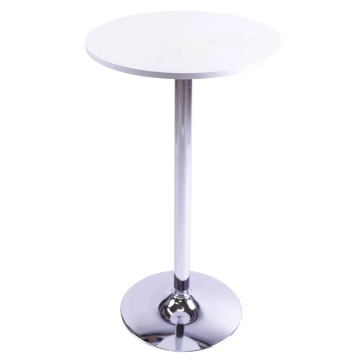 Adjustable Height Modern Round Bistro Bar Height Table Image - 2