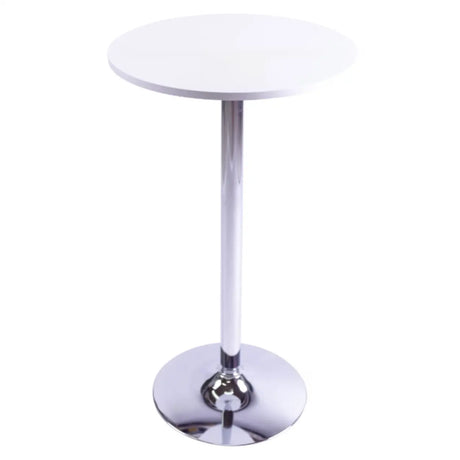 Adjustable Height Modern Round Bistro Bar Height Table Image - 2