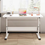 Adjustable Height Rectangular Steel Base Kids Desk Image - 4