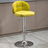 Adjustable Height Swivel Bar Stool with Cushioned Backrest Image - 3