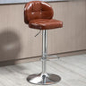 Adjustable Height Swivel Bar Stool with Cushioned Backrest Image - 7