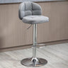 Adjustable Height Swivel Bar Stool with Cushioned Backrest Image - 9