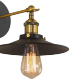 Adjustable Industrial Cone Metal Wall Sconce Set Image - 10