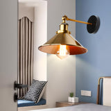 Adjustable Industrial Cone Metal Wall Sconce Set Image - 3