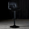 Adjustable Leather Backrest Armless Swivel Bar Stool Image - 68