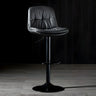Adjustable Leather Backrest Armless Swivel Bar Stool Image - 69