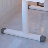 Adjustable Manufactured Wood T-Shape Computer Desk Image - 19