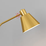 Adjustable Marble Side Table Modern Cone Floor Lamp Image - 12