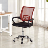 Adjustable Mesh Ergonomic Office Chair Black With Wheels Image - 4