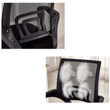 Adjustable Mesh Ergonomic Office Chair Black With Wheels Image - 7