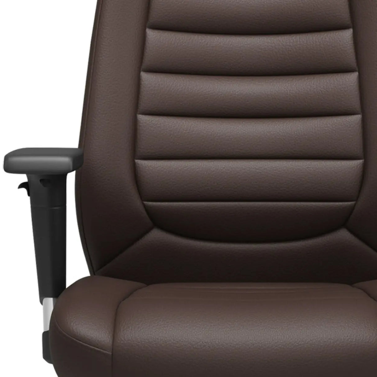 Adjustable Metal Ergonomic Leather Executive Office Chair Image - 21