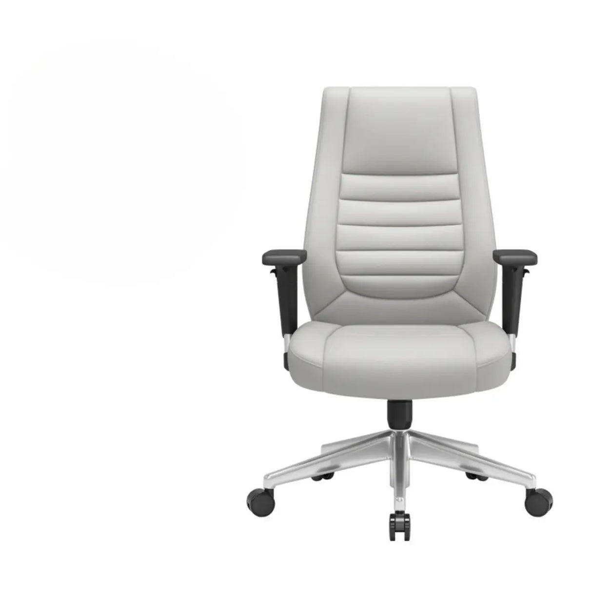 Adjustable Metal Ergonomic Leather Executive Office Chair Image - 24