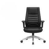 Adjustable Metal Ergonomic Leather Executive Office Chair Image - 5